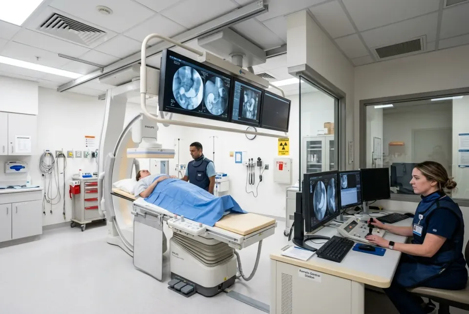 أنظمة التنظير التألقي (Fluoroscopy)